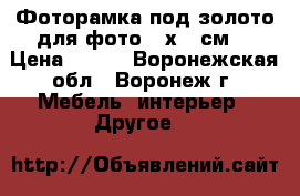 Фоторамка под золото для фото 21х30 см  › Цена ­ 192 - Воронежская обл., Воронеж г. Мебель, интерьер » Другое   